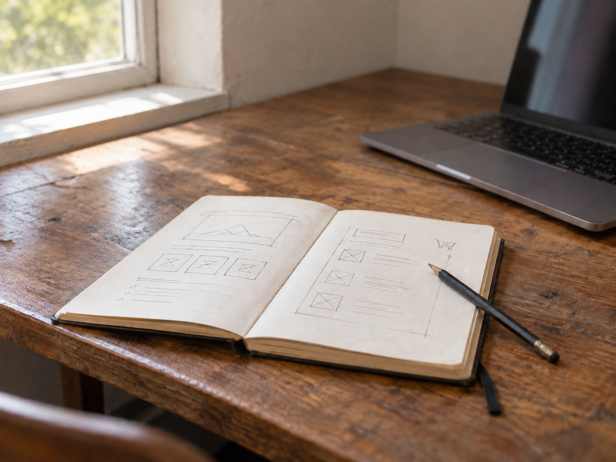 Visual illustrativa della creazione di uno store